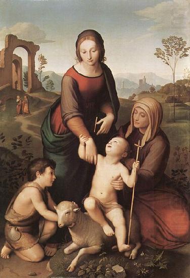 Overbeck, Johann Friedrich Maria und Elisabeth mit dem Jesus china oil painting image